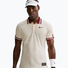 Polo tričko Nike Court Slam Aero-Fit Pale Ivory/Team Red