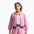 Detská mikina Nike Pro Fleece pink rise/pink rise/black/white