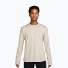 Pánske tričko longsleeve Nike 24.7 ImpossiblySoft Light light orewood brown/sail/light iron ore