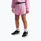 Detské šortky Nike Pro Fleece pink rise/pink rise/black/white