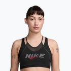Fitness podprsenka Nike One black/smoke grey/university red
