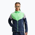 Pánska bežecká bunda Nike Impossibly Light Windrunner midnight navy/illusion green/wolf grey