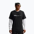 Pánske bežecké tričko Nike Dri-Fit Graphic black/white