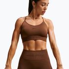 Dámska fitness podprsenka Nike Pro Seamless Light Support Sports Bra cacao wow