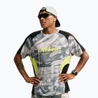 Pánske bežecké tričko Nike Dri-FIT Printed SS smoke grey/black/light lemon twist
