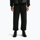 Dámske nohavice Nike Studio Fleece Medium Weight total black/sail