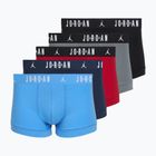Pánske boxerky Nike Jordan Cotton Trunk 5pk gym red/black