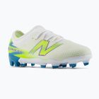 Detské kopačky New Balance Furon Team V9 FG white/alkaline green
