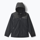 Detská nepremokavá bunda Columbia Rainy Trails III Fleece Lined black