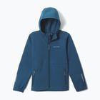 Detská softshellová bunda Columbia Ascender Hooded Softshell phoenix blue