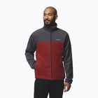 Pánska fleecová mikina Columbia Steens Mountain Full Zip 2.0 Shark/Red Oxide