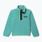 Detská fleecová mikina Columbia Halvetia II Half Snap Fleece teal/black