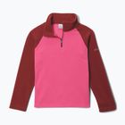 Detská fleecová mikina Columbia Glacial Fleece Half Zip nico/red oxide