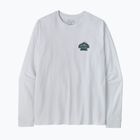 Pánske tričko longsleeve Patagonia Great Waves Responsibili-Tee LS fiber white