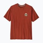 Pánske tričko Patagonia Great Waves Responsibili-Tee rusty red