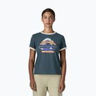 Dámske tričko Patagonia Great Waves Ringer Tee summit blue