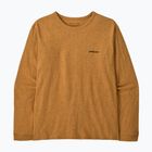 Dámske tričko longsleeve Patagonia P-6 Logo Responsibili-Tee LS dried mango