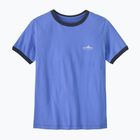 Dámske tričko Patagonia Fitz Roy Foothills Ringer Tee diver blue