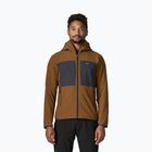 Pánska trekingová mikina Patagonia R2 TechFace Hoody deer brown