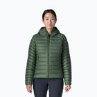 Dámska páperová bunda Patagonia Down Sweater Hoody canopy green