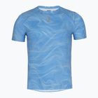 Pánske bežecké tričko HOKA EveryRun CLF PRT mineral blue