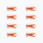 Relax Crawfish 1 Laminovaná gumová nástraha 8 ks oranžová olivovo-čierna Glitter CRF1