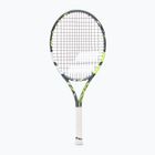 Detská tenisová raketa Babolat Aero Junior 26 sivá/žltá/biela