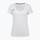 Detské tričko Babolat Play Cap Sleeve Top Jr white/white