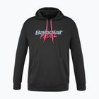 Pánska tenisová mikina Babolat Padel s kapucňou black/black