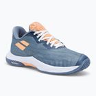 Dámska bedmintonová obuv Babolat Shadow Spirit 2 grey/ coral