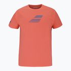Detské tričko Babolat Exercise Cotton Jr hot coral