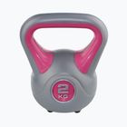 Kettlebell Sveltus Fit 2 kg sivá/ružová