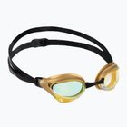 Plavecké okuliare arena Cobra Core Swipe Mirror yellow copper/gold