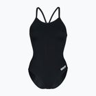 Dámske jednodielne plavky Arena Team Light Drop Solid black/white