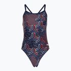 Dámske jednodielne plavky arena Kikko Pro Swimsuit Challenge Back navy/team redwhiteblue