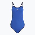 Dámske jednodielne plavky arena Icons Super Fly Back Solid royal / navy