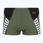 Pánske boxerky arena Stripe Swim Boxers Short sage/black/multi