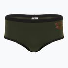 Pánske plavecké boxerky arena One Low Waist Short Big Logo dark sage/black