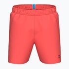 Pánske plavecké šortky arena Fundamentals Boxer R dark purple/calypso coral