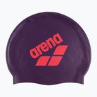 Plavecká čiapka arena Big Logo plum/bright coral