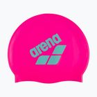 Arena Big Logo šokujúca ružová/vodná plavecká čiapka