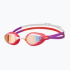 Plavecké okuliare Arena Air-Speed ​​Mirror yellow copper/bright coral/plum