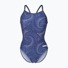 Dámske jednodielne plavky arena Fireflow Lightdrop Back navy/team navy