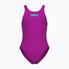 Detské jednodielne plavky Arena Team Swim Tech Solid very fuchsia/water