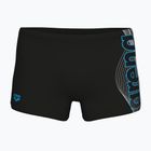 Pánske plavecké boxerky arena Basic Swim Short black/turquoise