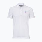 Pánske tenisové tričko Tecnifibre Polo Pique white 25POlOPIQ