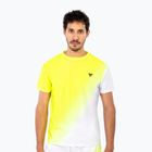 Pánske tenisové tričko Tecnifibre X-Loop Tee white/yellow