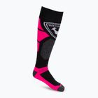 Dámske lyžiarske ponožky Rossignol L3 W Premium Wool fluo pink