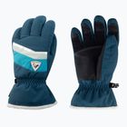 Dámske lyžiarske rukavice Rossignol New Piste G deep lake