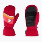 Dámske lyžiarske rukavice Rossignol New Piste M ruby ​​red